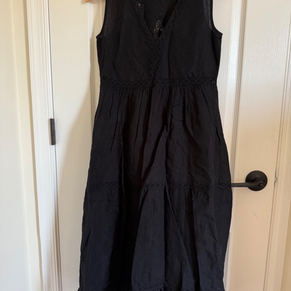 Sezane Zarri Dress Black - Size 2 - Picture 6 of 11